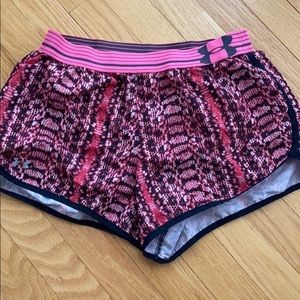 Underarmour snake skin athletic shorts